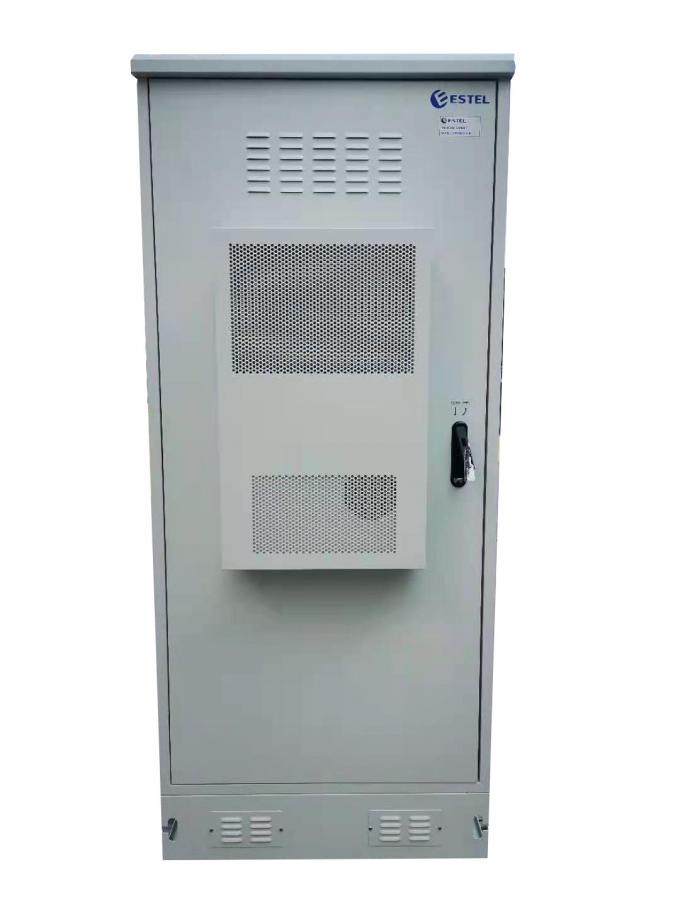 Floor Mounted Outdoor Equipment Cabinet Single Wall 20U Waterproof 19 ...