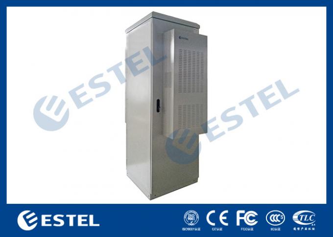 Aluminum Outdoor Rack Mount Enclosure Double Wall IP55 With Front Rear ...